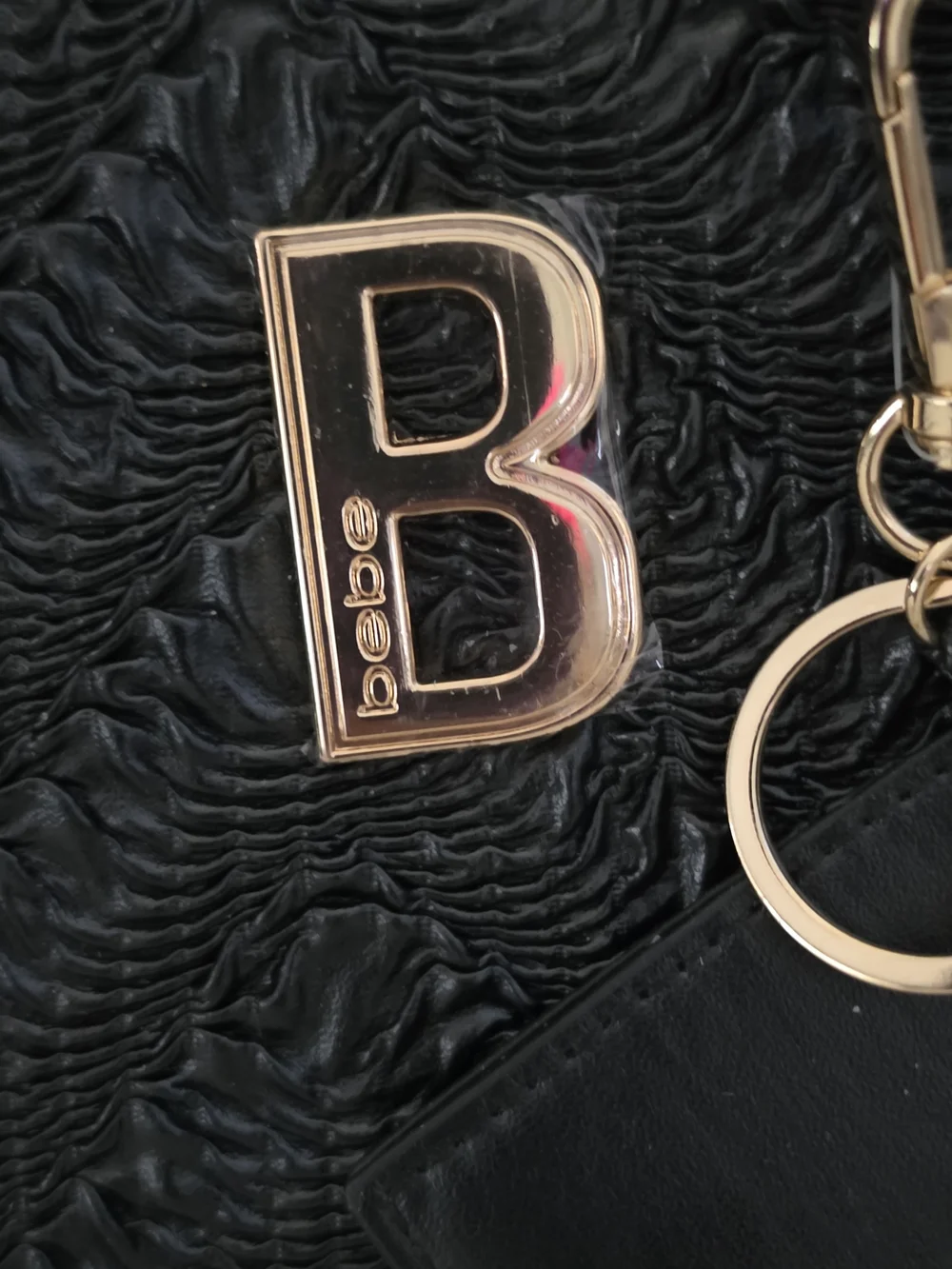 bebe Nola Mini Satchel in black